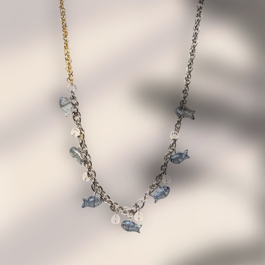 Fish girl necklace
