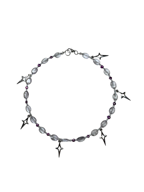 Amethyst choker necklace