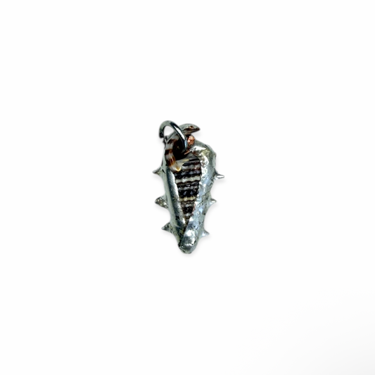 Spikey shell charm